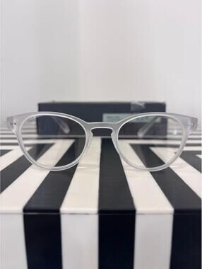 LOOK Optic Blue Light Glasses Clear Frame Round 47-20-145 w/ Box - NEW